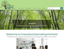 Tablet Screenshot of innovativecounselingpartners.com